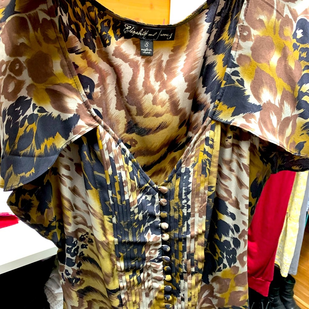 Elizabeth and James silk top